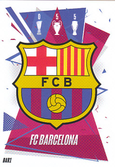 Team Badge FC Barcelona 2020/21 Topps Match Attax CL Team Badge #BAR01